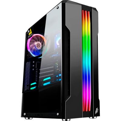 Компьютерный корпус 1STPLAYER RAINBOW R3-A Black