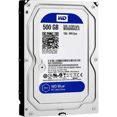 Жесткий диск 500Гб Western Digital Blue WD5000AZLX