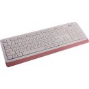 Клавиатура A4Tech Fstyler FK10 White-Pink USB