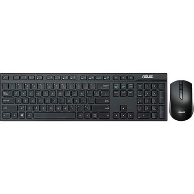 Беспроводная клавиатура и мышь ASUS W2500 Black USB