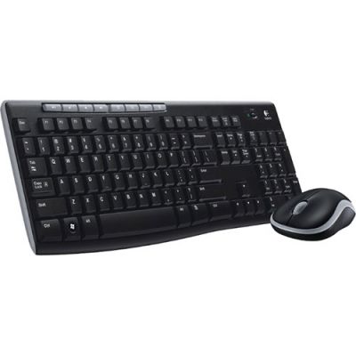 Беспроводная клавиатура и мышь Logitech MK270 Black (920-004518) USB